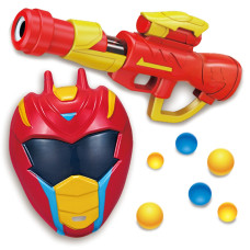 Woopie Set Pistol Rifle with Foam Balls + Mask for Children Automatic Launcher 11 pcs.