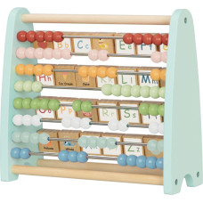 Tooky Toy Divpusēji Abacus alfabēta attēli