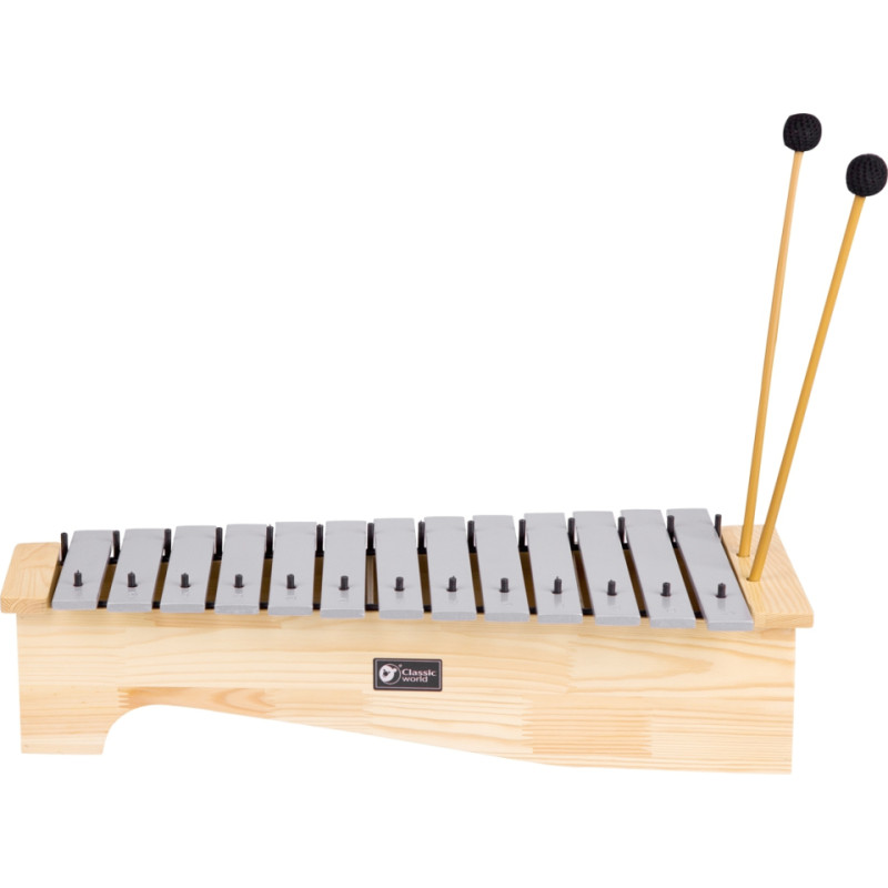 Classic World EDU Metallophone lielas C5-A6 šķīvji