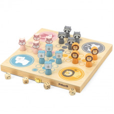 Viga Toys Viga PolarB Wooden Ludo ķīniešu spēle