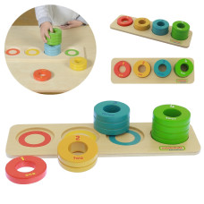 Masterkidz Game Learning to Count Colors and Sizes Montessori Puzzle