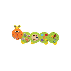 Viga Toys VIGA koka tāfeles Caterpillar FSC Montessori sertifikāts