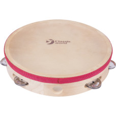 Classic World EDU mūzikas instruments tamburīna 25 cm