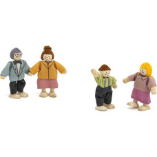 Viga Toys VIGA Set of Wooden Dolls Cloth Clothes 4 pcs