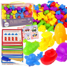 Woopie Montessori Color Sorter Educational Kit Learning to Count 8PCS