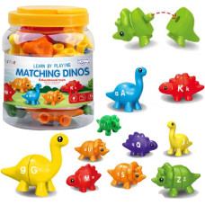 Woopie Montessori Figures Educational Set Dinosaurs for Assembly 