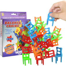 Woopie Arkādes spēle Balancing Chairs Puzzle Stacks3+