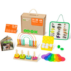 Tooky Toy Box XXL Box Montessori Educational 7in1 Sensory 25-30 месяцев.