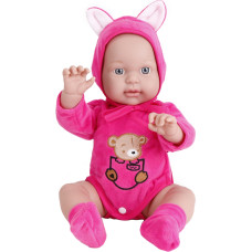 Woopie Baby Doll in Teddy Bear Suit 46 cm