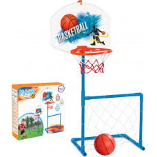 Woopie Set 2in1 Basketball Futbola vārti + bumba