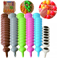 Masterkidz Krāsainas Jumbo Pins for STEM Board 128 gab. - 6 Colors