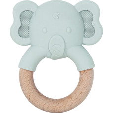 Tooky Toy Wooden Ring Elephant Teether