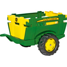 Rolly Toys rollyTrailer JOHN DEERE lauksaimniecības piekabes atveramie sāni