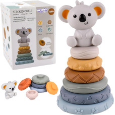 Woopie Koala Educational Pyramid Set 2in1 Teether