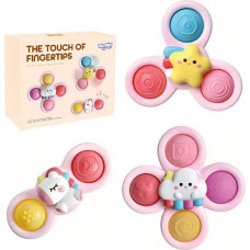 Woopie BABY Space Spinner Сенсорная игрушка Pop-it Сменная 3 шт. Розовый.