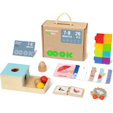 Tooky Toy Box XXL Box Montessori Educational 6in1 Sensory 7-8 Months