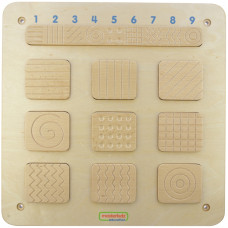 Masterkidz Sensory Wall Board for Surface Texture Recognition