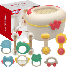 Woopie BABY Set of Soft Rattles with Box 14 pcs. 0m+