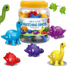 Woopie Montessori Figures Educational Set Dinosaurs for Assembly 