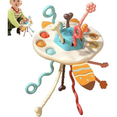 Woopie BABY maņu rotaļlieta Montessori zobu grabulīša daudzfunkcionāla lapsa
