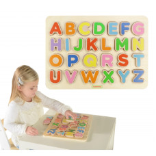 Masterkidz Wooden Educational Tablet Alphabet Capital Letters Montessori