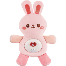 Woopie BABY Interactive Plush Cuddly for Babies Light Sound Bunny Sleeper Pink