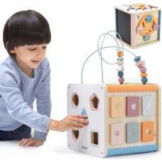 Viga Toys VIGA PolarB Educational Cube 8in1 Activity Cube