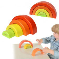 Masterkidz Wooden Puzzle Rainbow Puzzle Montessori