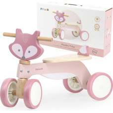 Viga Toys VIGA PolarB Wooden Fox Ride Uz mīkstajiem Riteņiem