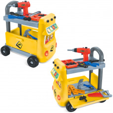 Woopie Workshop DIY Trolley for Children on Wheels Tool Set