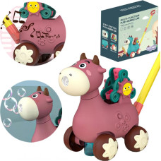 Woopie Pushing Fudge with Sound and Soap Bubbles, pink