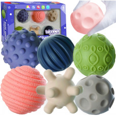 Woopie BABY Sensory Squeeze Blocks 6 gab.